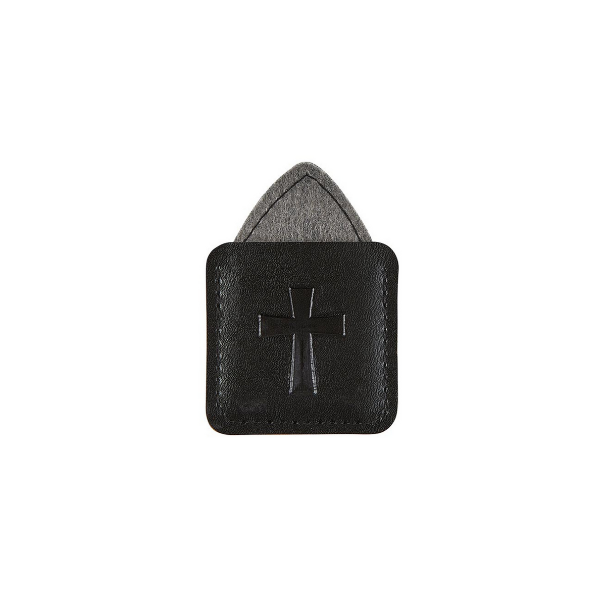 Devotional Medal Protective Case Holder in Black/Grey Color