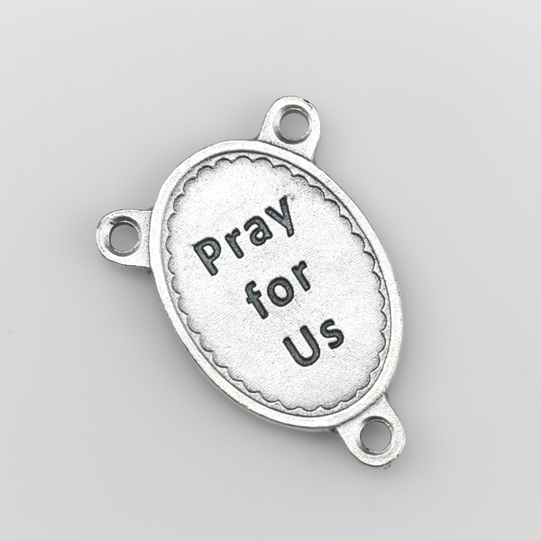 Our Lady of Guadalupe Rosary Centerpiece - Pray For Us - Made in Italy