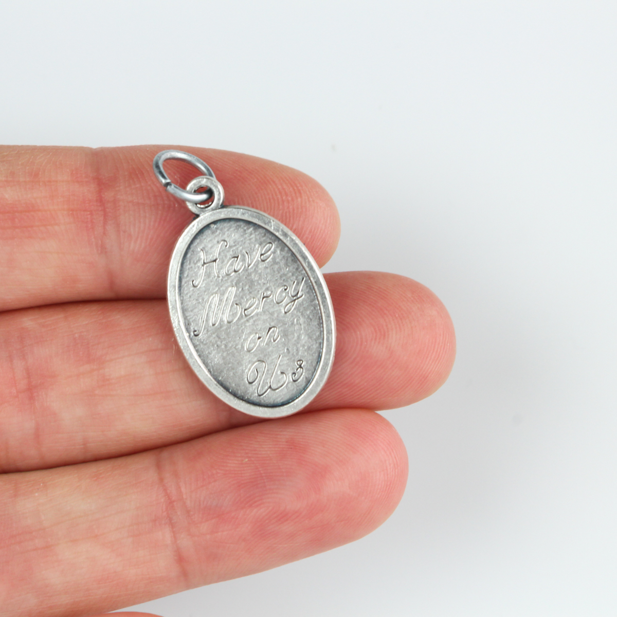 Holy Face of Jesus Medal - Have Mercy On Us - Veronica's Veil Holy Shroud of Turin