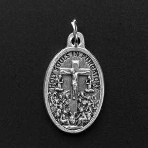 holy souls in purgatory religious medal made in italy