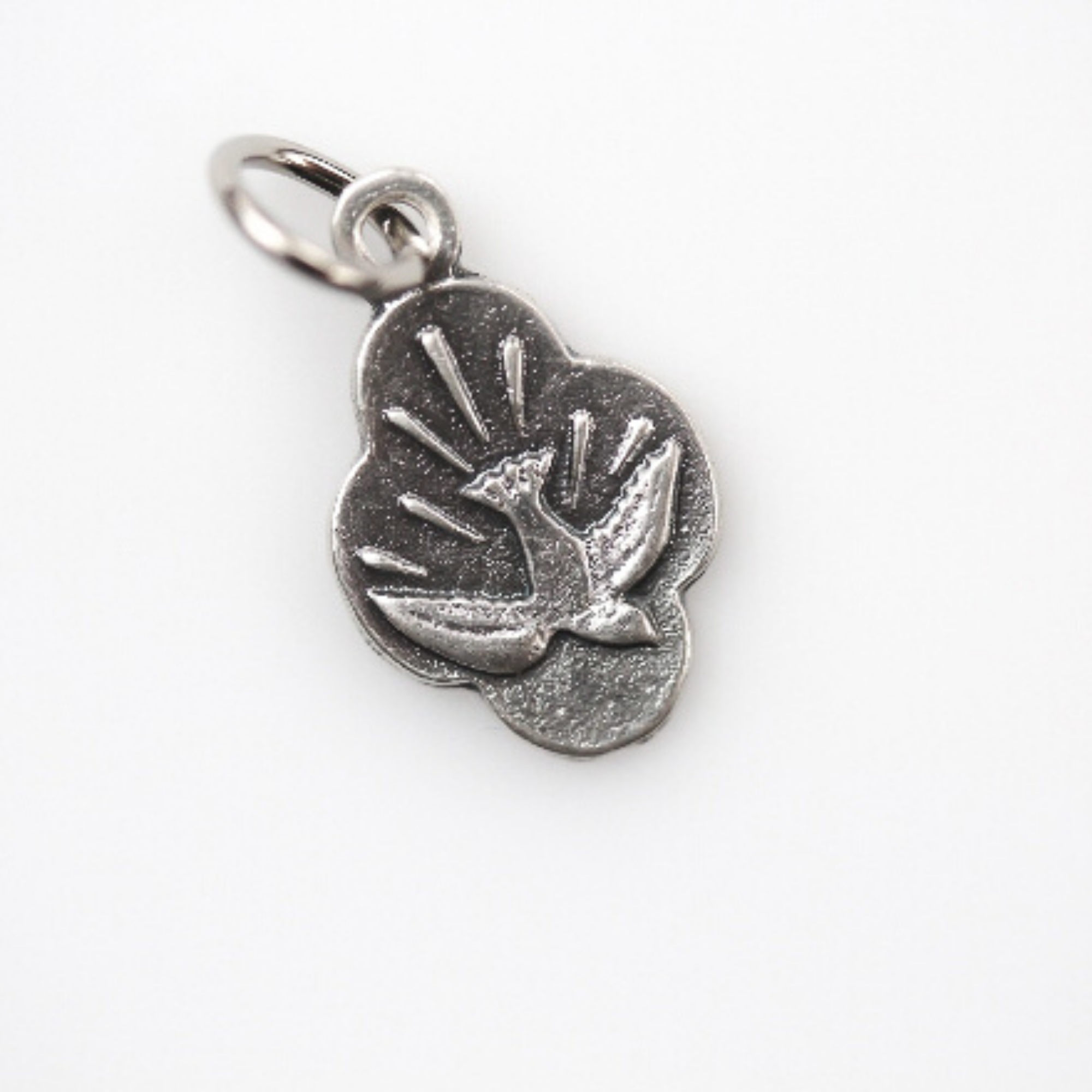 Silver Peace Dove Holy Spirit Charm