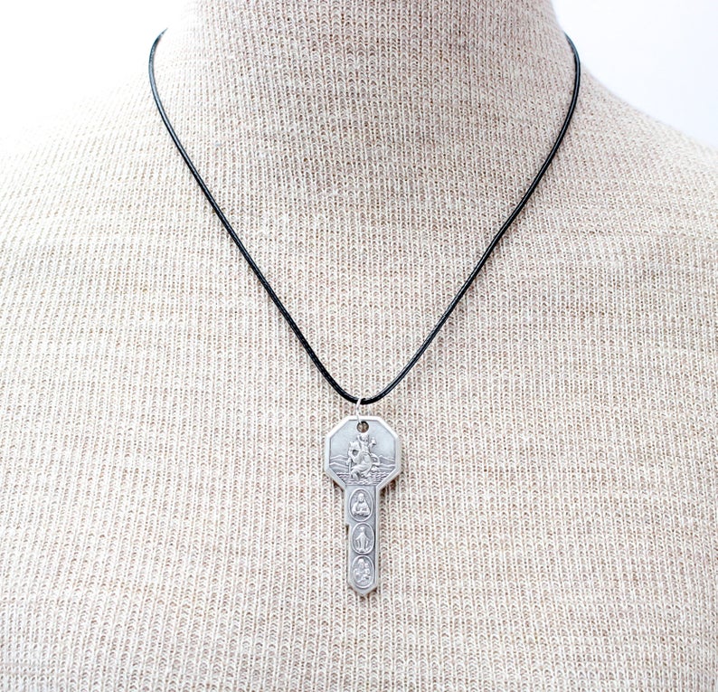 Black Wax Cord Necklace 17.375" Long with 2" Extender Chain