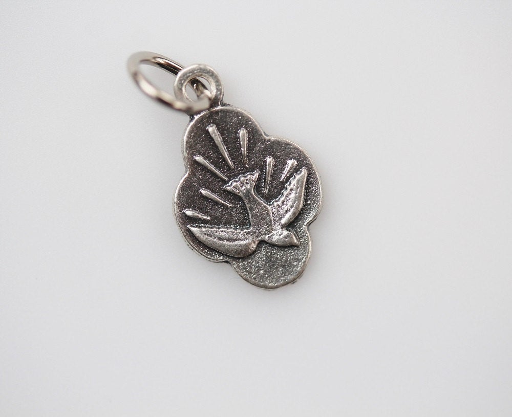 Peace Dove Holy Spirit Charm - Symbol of Purity, Innocence, Peace