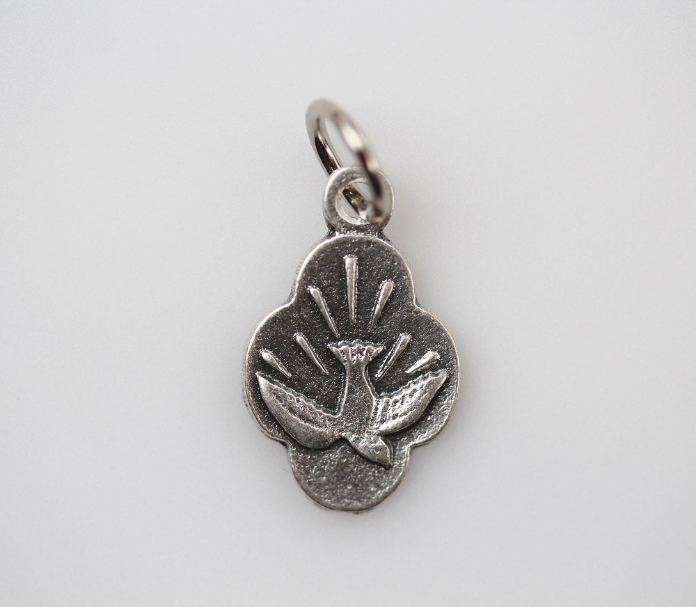 Peace Dove Holy Spirit Charm - Symbol of Purity, Innocence, Peace
