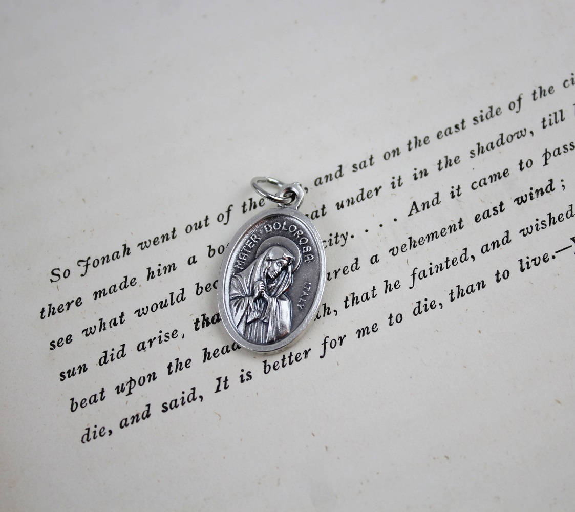 Mater Dolorosa Our Lady of Sorrows Medal - Ecce Homo