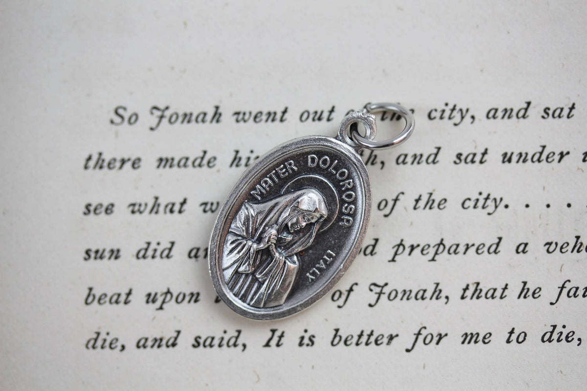 Mater Dolorosa Our Lady of Sorrows Medal - Ecce Homo