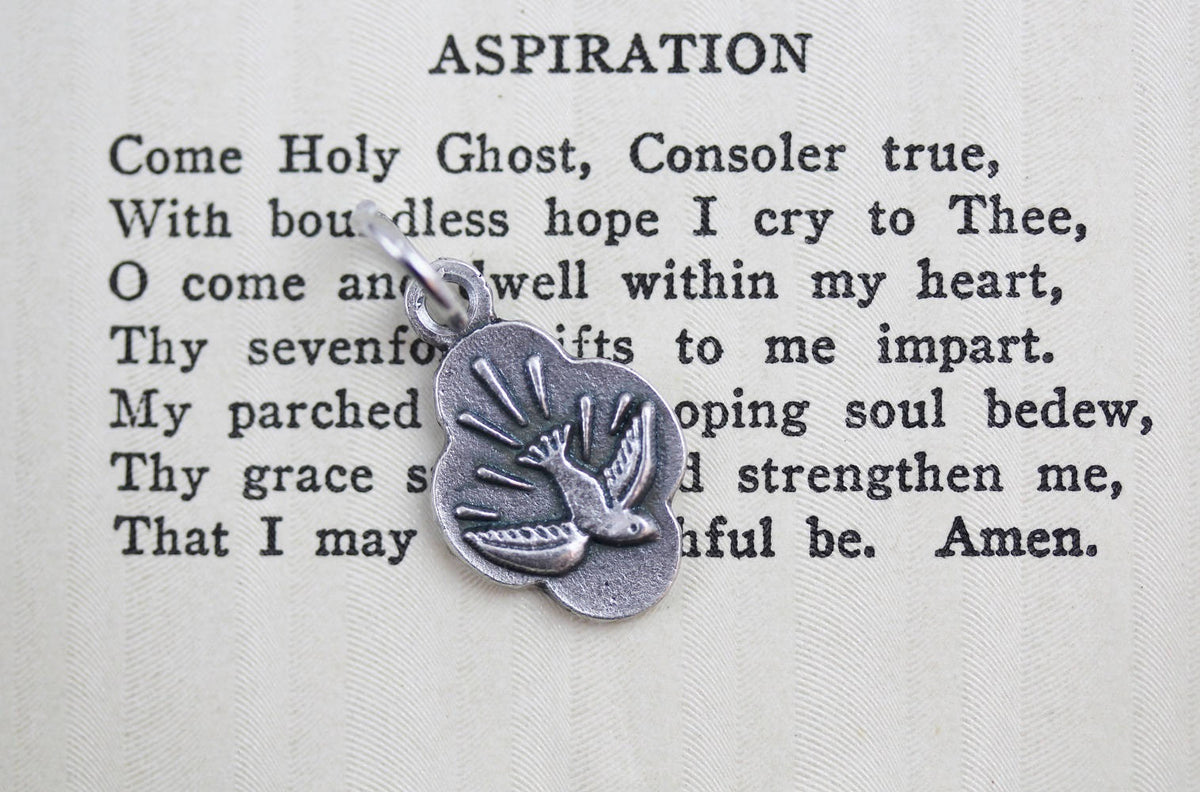 Peace Dove Holy Spirit Charm - Symbol of Purity, Innocence, Peace