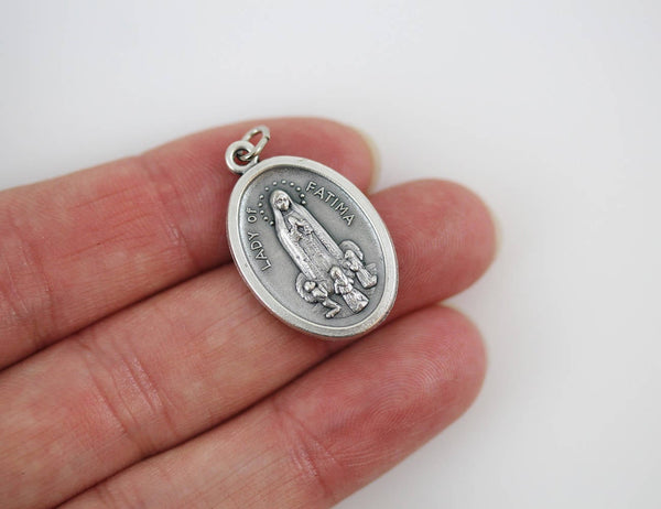 Our Lady of Fatima Medal - Pray For Us - Made in Italy