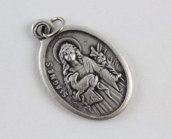 Saint Agnes of Rome Pray For Us Medal