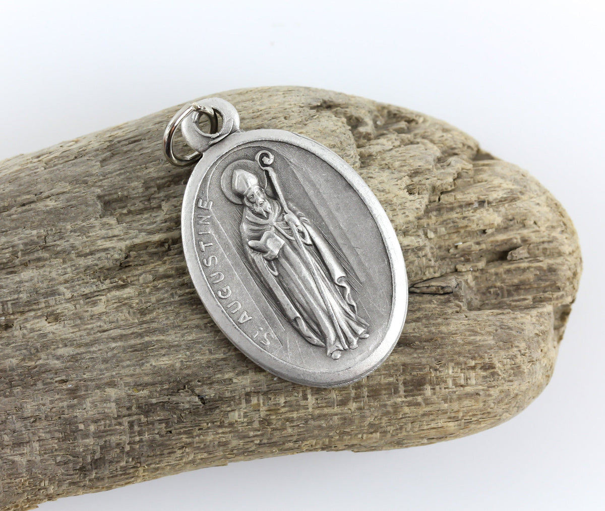 Saint Augustine of Hippo Medal Pray For Us