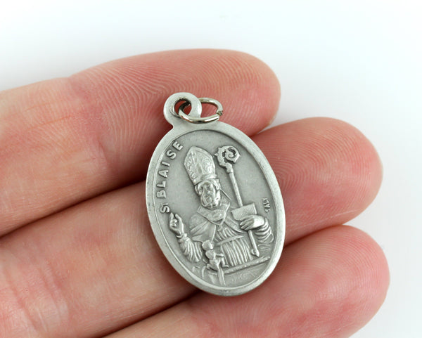 Saint Blaise Medal - Patron of Sore Throats and Throat Disease