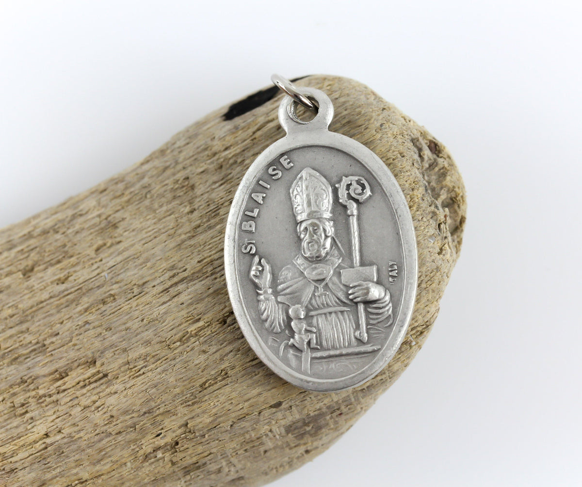 Saint Blaise Medal - Patron of Sore Throats and Throat Disease