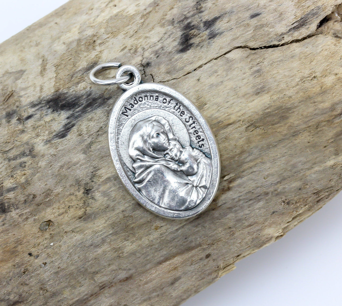 Madonna of the Streets Pray For Us Medal