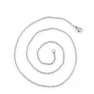 Stainless steel link cable chain necklace