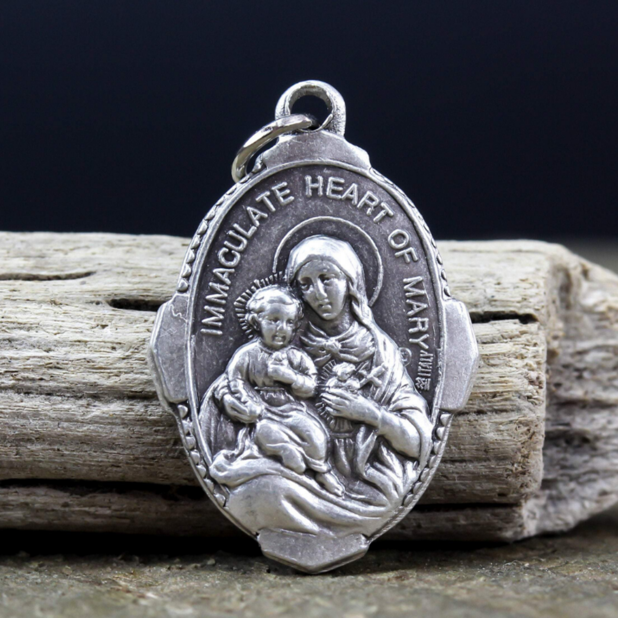 Immaculate Heart of Mary Pray For Us medal