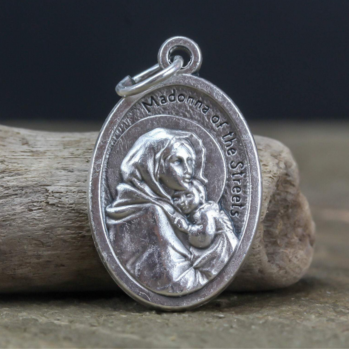 Madonna of the Streets Pray For Us Medal