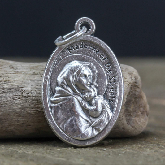 Madonna of the Streets Pray For Us Medal