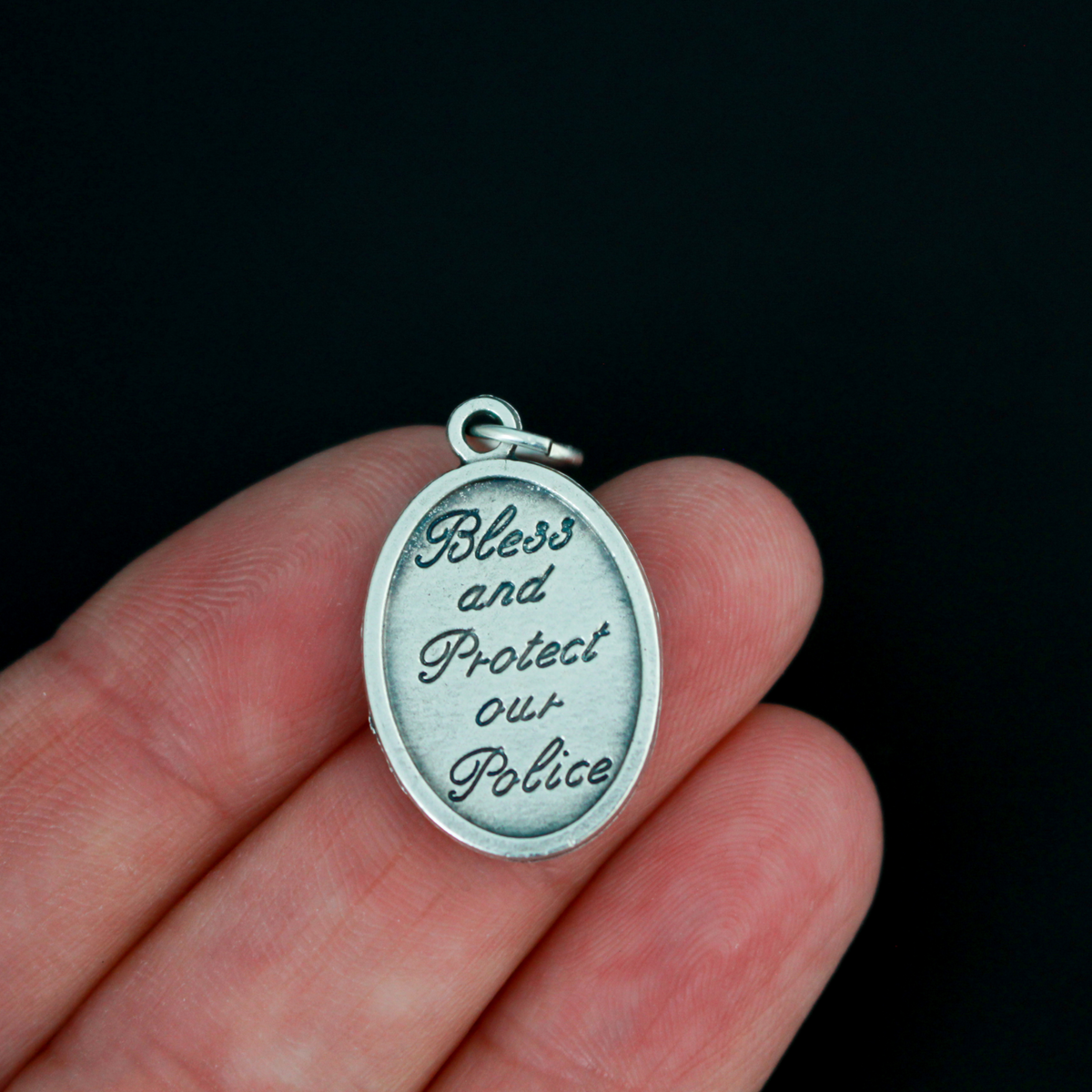Saint Michael the Archangel Bless and Protect Our Police Medal