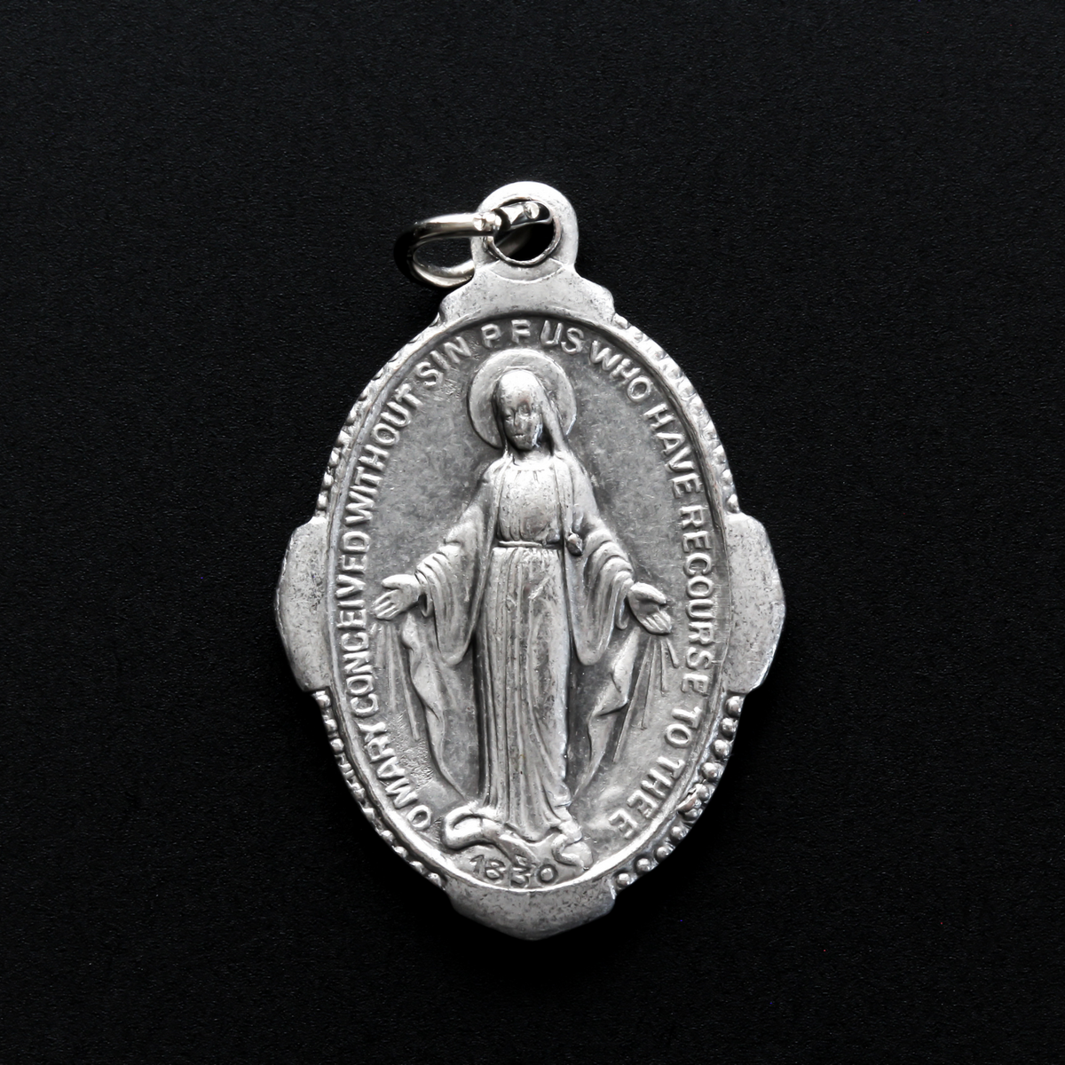 Miraculous Medal with deluxe ornate detail