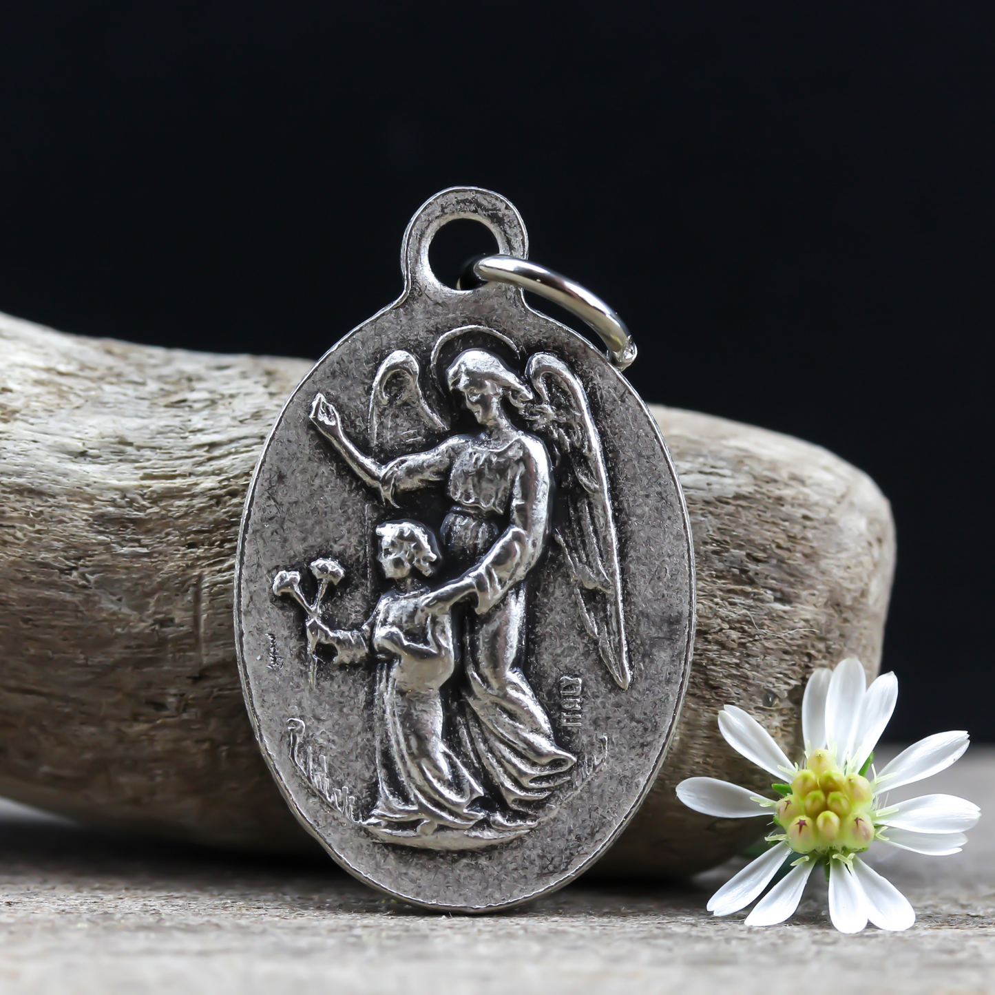 Infant Jesus Protect Us Guardian Angel Medal - Star of Bethlehem