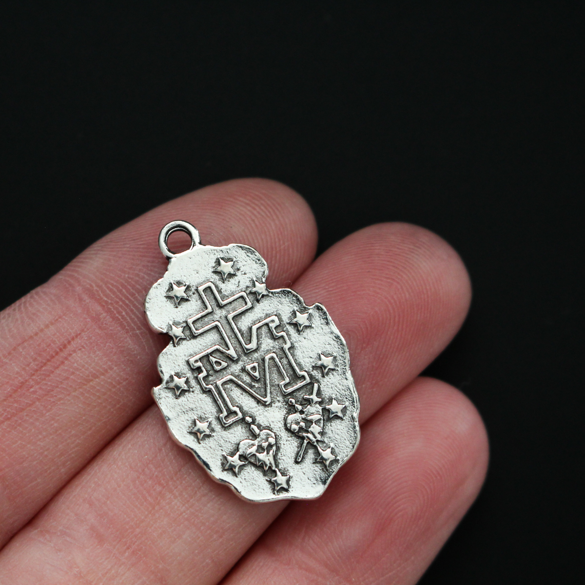 Our Lady of Grace Devotional Crown Pendant