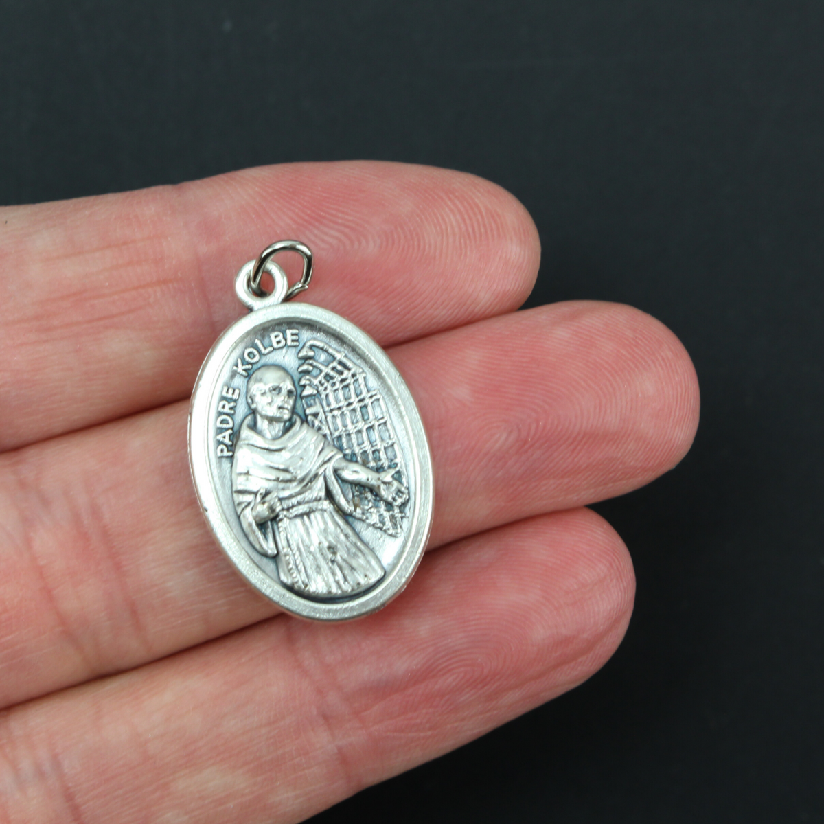 Saint Maximilian Kolbe Medal - Patron of Drug Addicts and Addictions