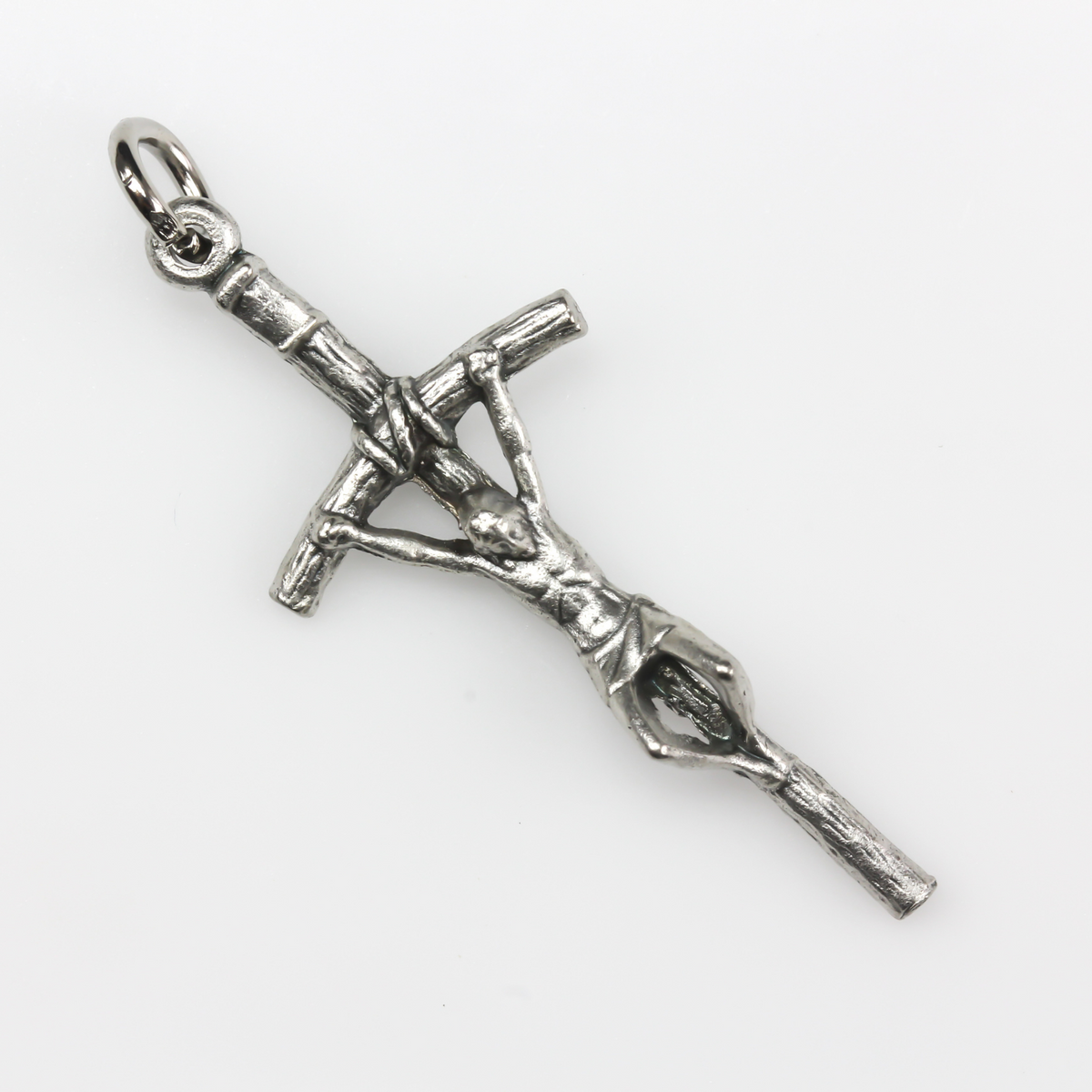Italian Papal Crucifix Pendant of Pope Saint John Paul II - Manzu's Crucifix Cross 1.5" Long