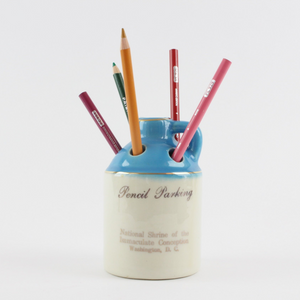 pottery crock jug pencil holder