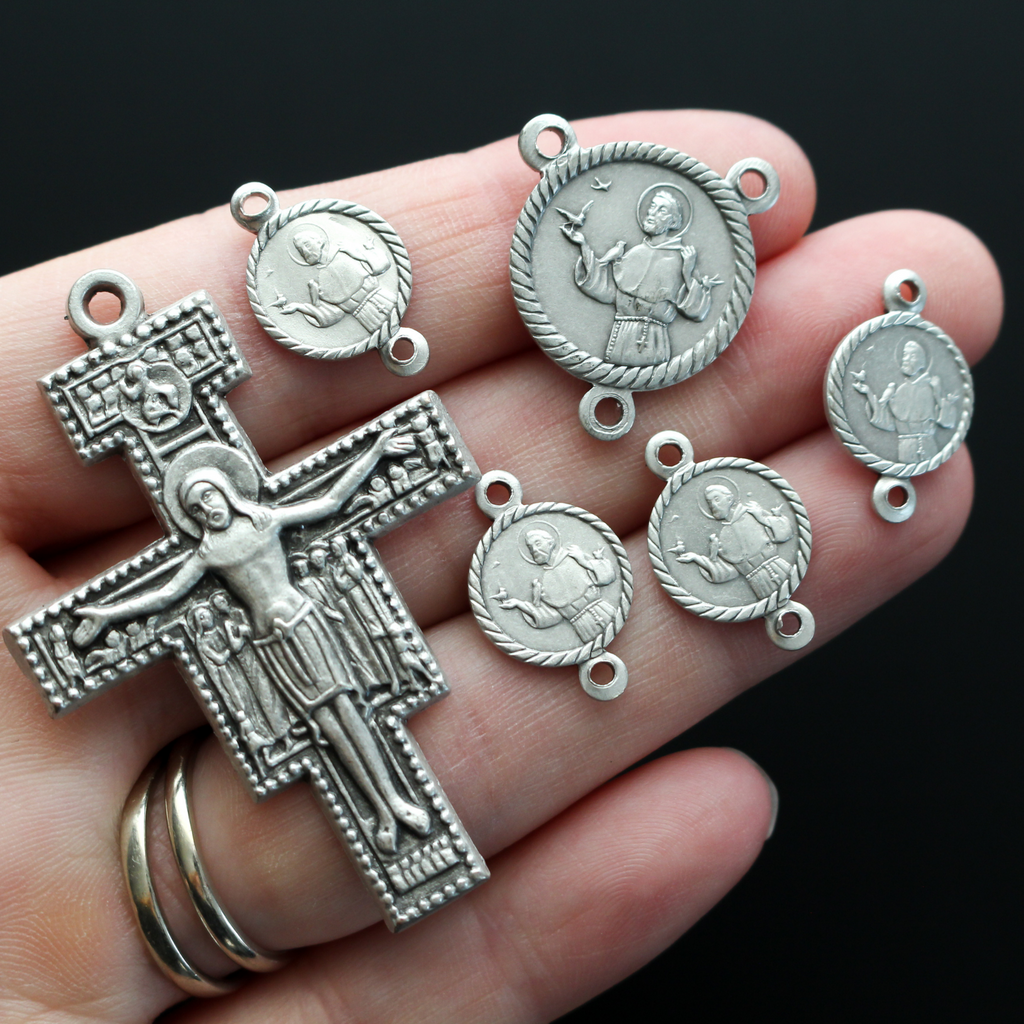 Prayer of Saint Francis Devotional Medal Chaplet Set – Small Devotions