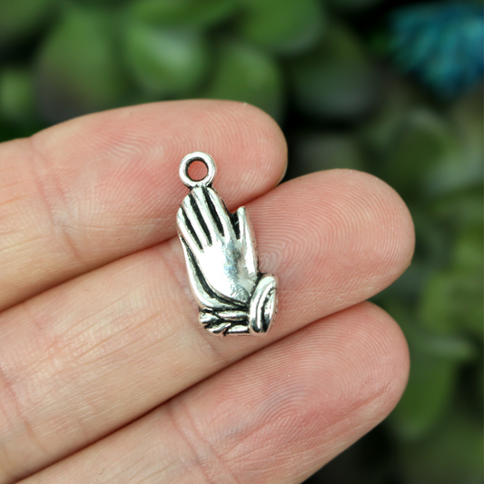 praying hands charm serenity prayer