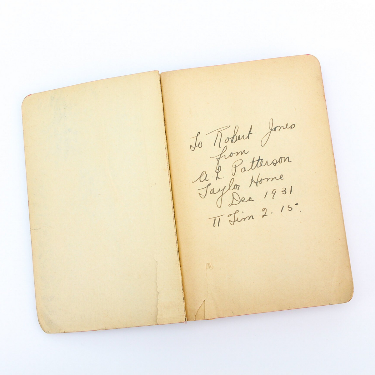 Vintage New Testament Bible with Marked Verses - Printed in Liverpool 1931