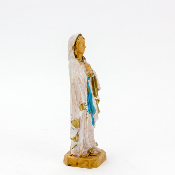 Vintage Our Lady of the Rosary Statue Made in Italy