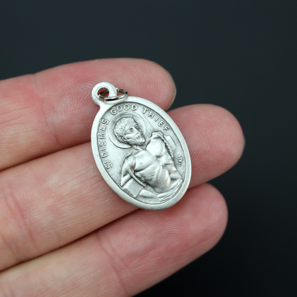 Saint Dismas the Good Thief Medal - Patron of Prisoners, Repentant Thieves, and Undertakers