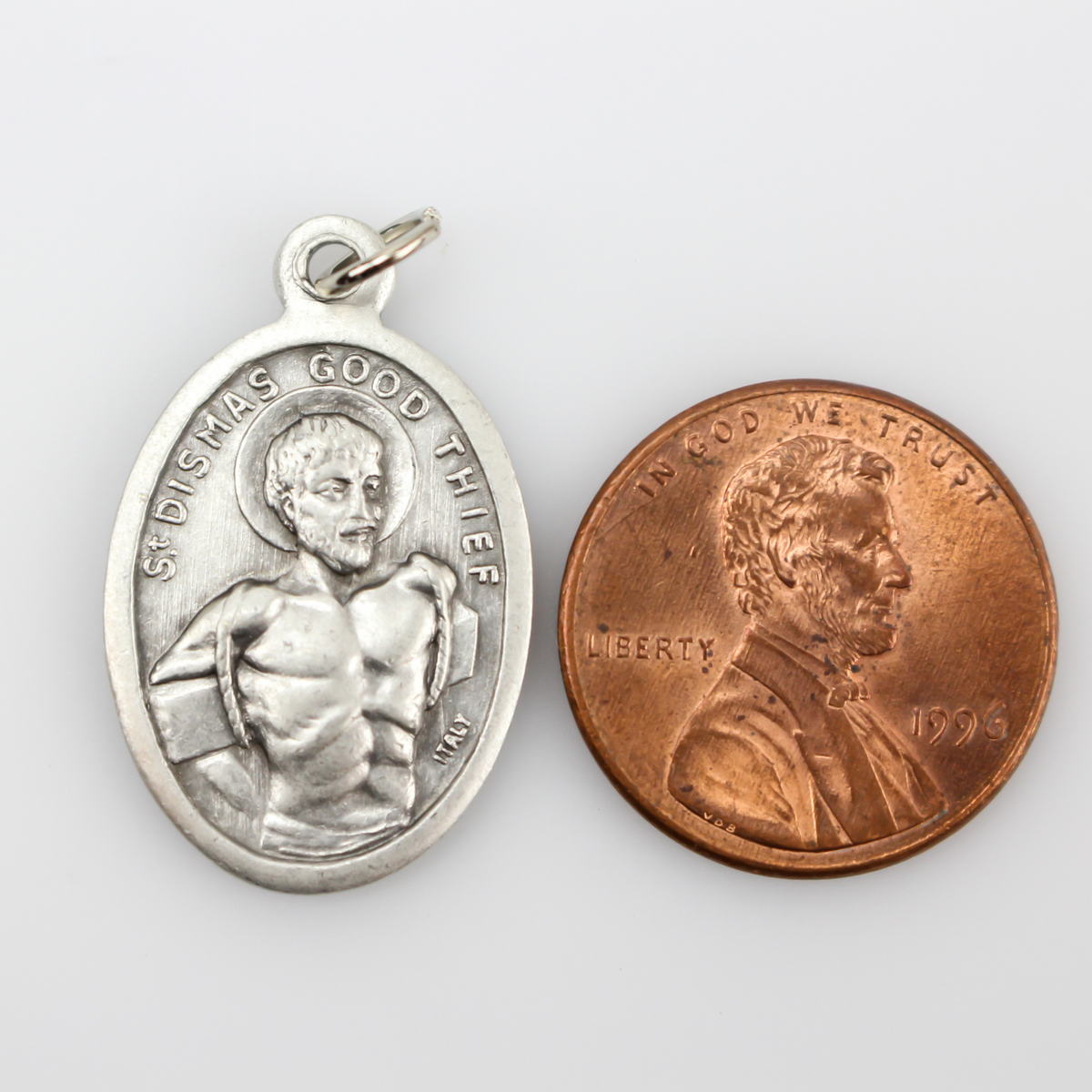 Saint Dismas the Good Thief Medal - Patron of Prisoners, Repentant Thieves, and Undertakers