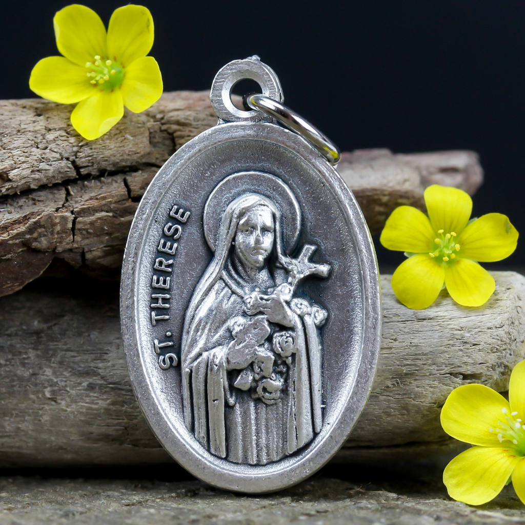 St Therese of Lisieux - Patron Saint Medals | Small Devotions St Therese of Lisieux - Patron Saint Medals | Small Devotions