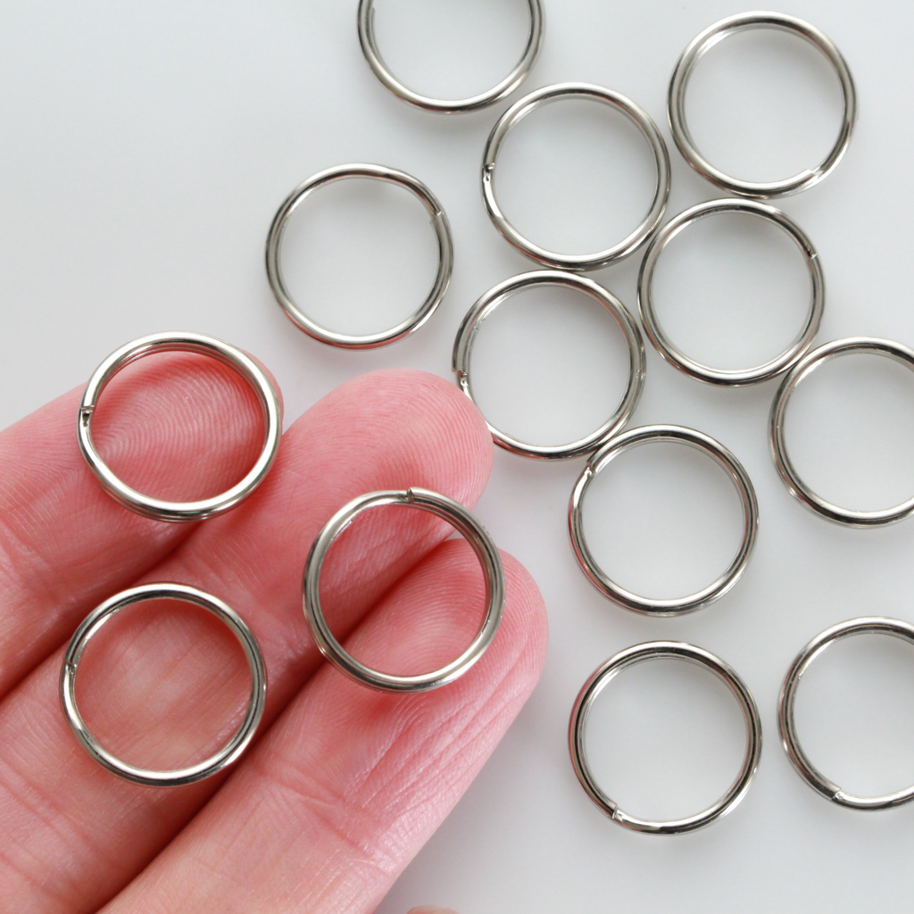 Key Rings Shooping 15mm Split Key Rings - Iron Double Loop Jump Ring, 50pcs – Small Devotions