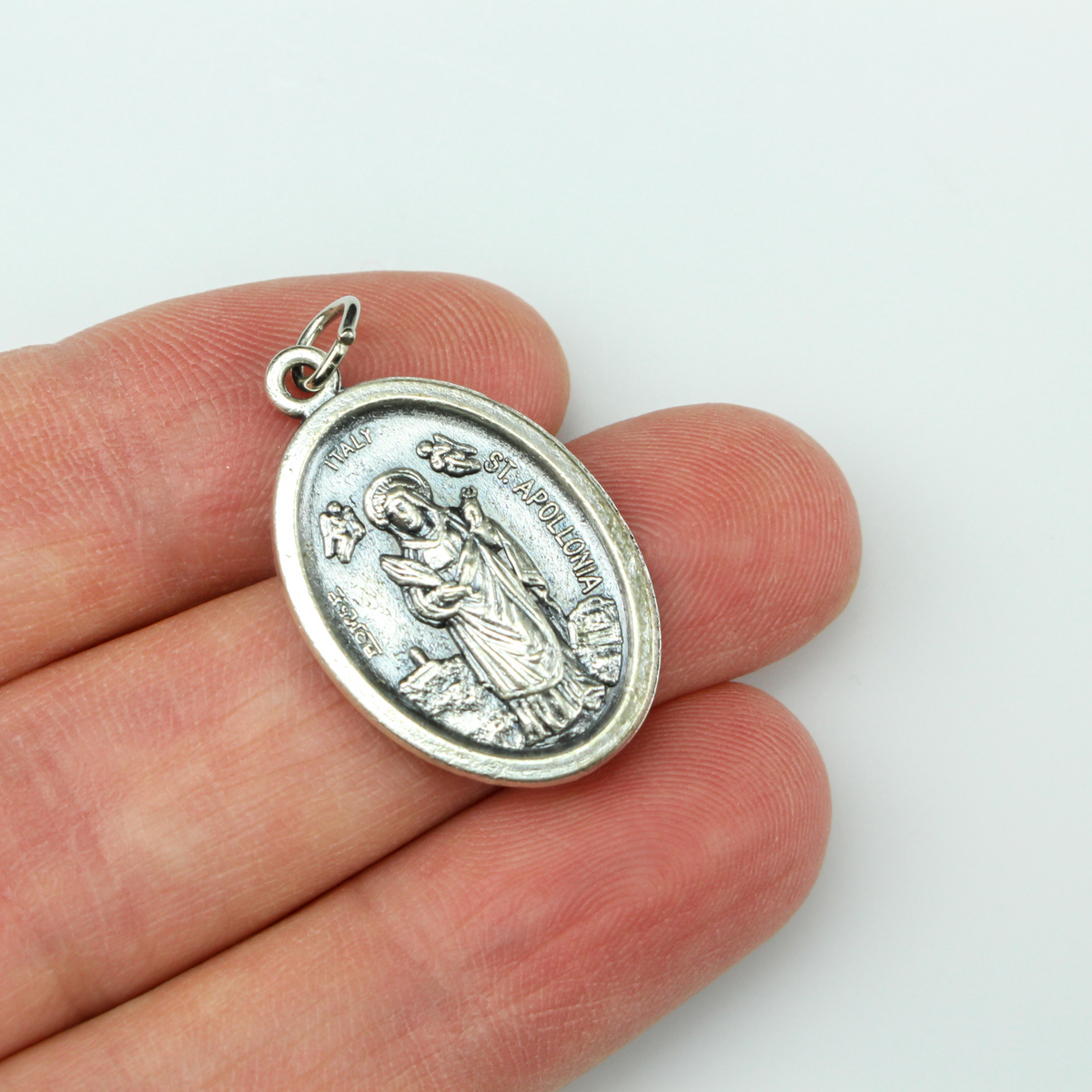 Saint Apollonia Medal - Patron of Dentists, Toothaches and Dental Diseases