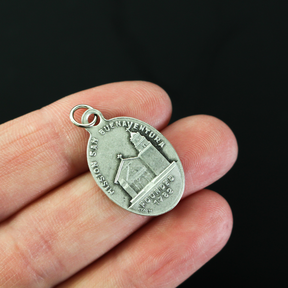 Saint Bonaventure Medal - Patron of Bowel Diseases - Mission San Buenaventura 9 of 21