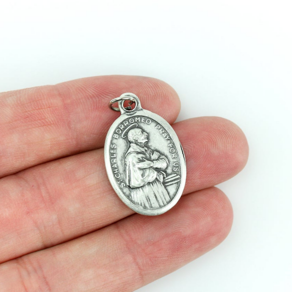 Saint Charles Borromeo Medal - Patron of Dieting, Stomach Diseases, and Ulcers
