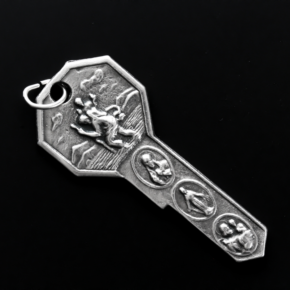 Saint Christopher travel protection key