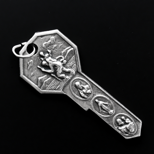 Saint Christopher travel protection key