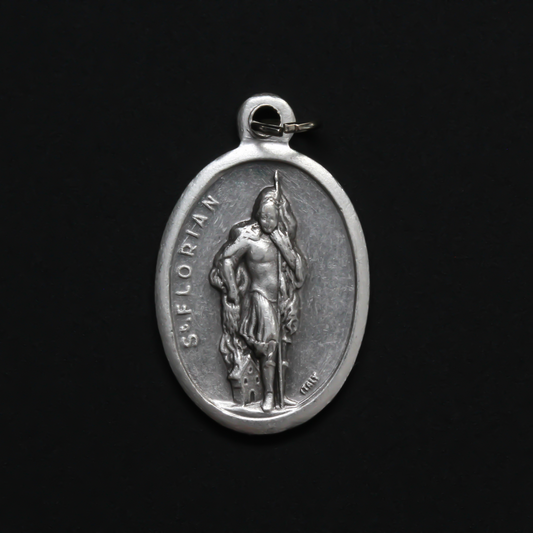 St. Florian Medal - Patron Saint of Firemen, Fire Fighters, and Chimney Sweeps