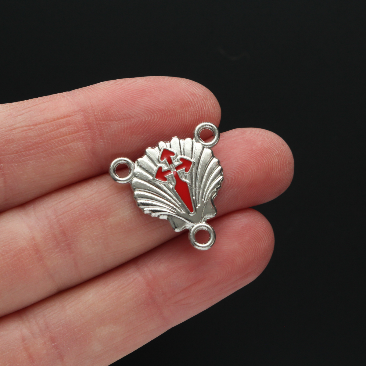St James the Greater Scallop Shell Rosary Centerpieces - Camino de Santiago, 5pcs