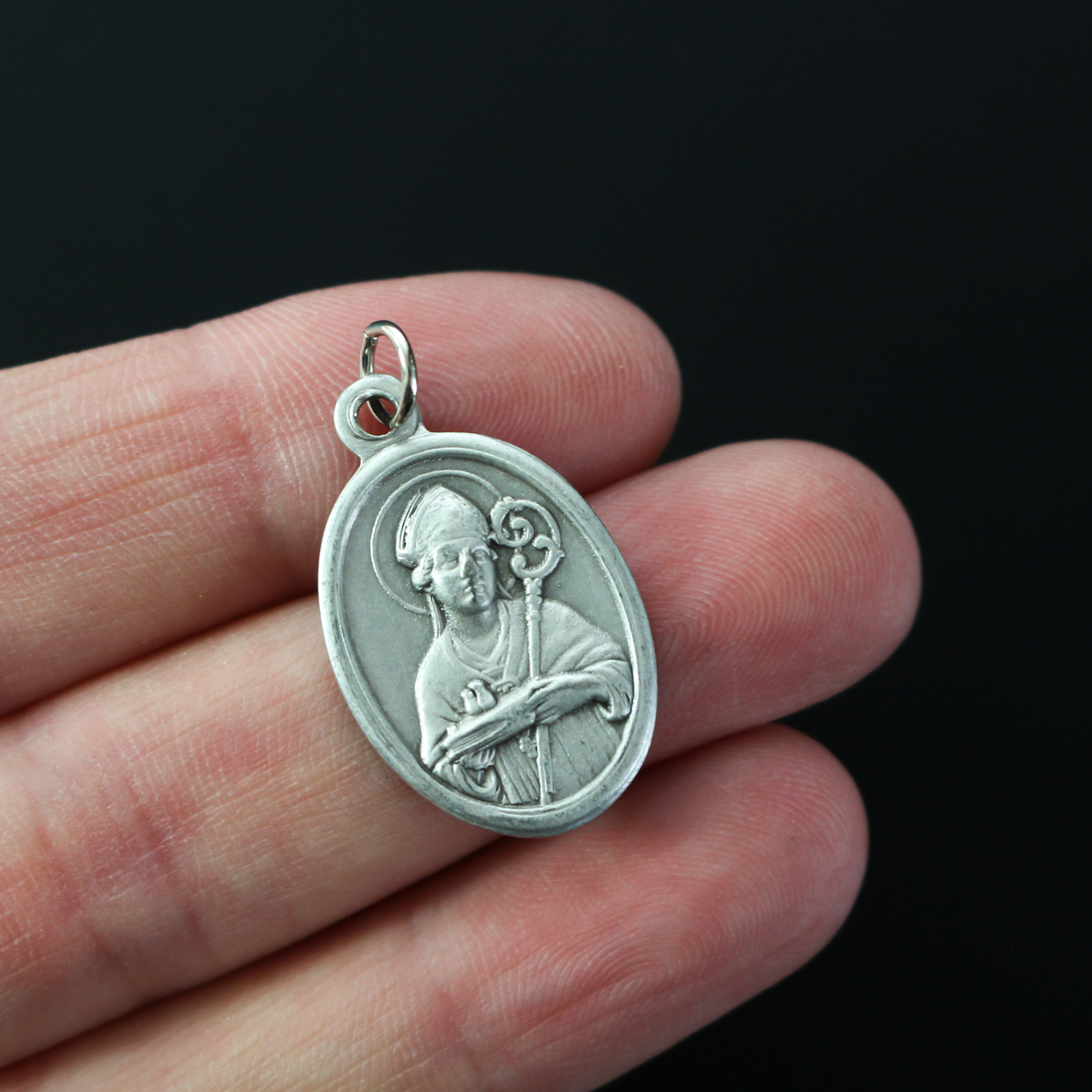 Saint Januarius Medal - Patron of Naples, Blood Disorders, Invoked Against the Evil Eye