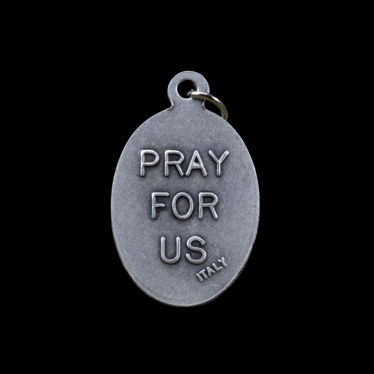 die cast silver medal depicting saint john of god