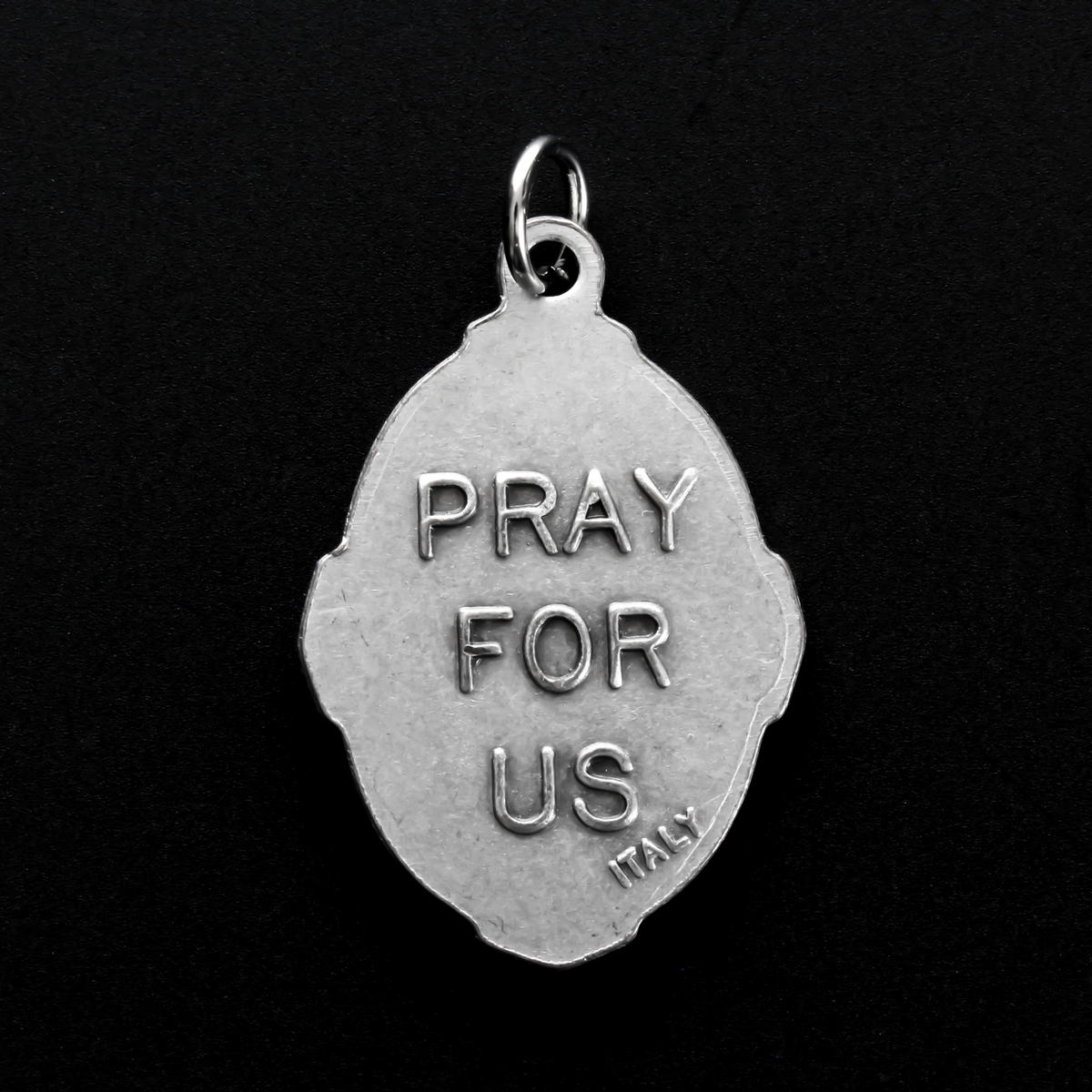 Saint Joseph Pray for Us Medal with Deluxe Ornate Border