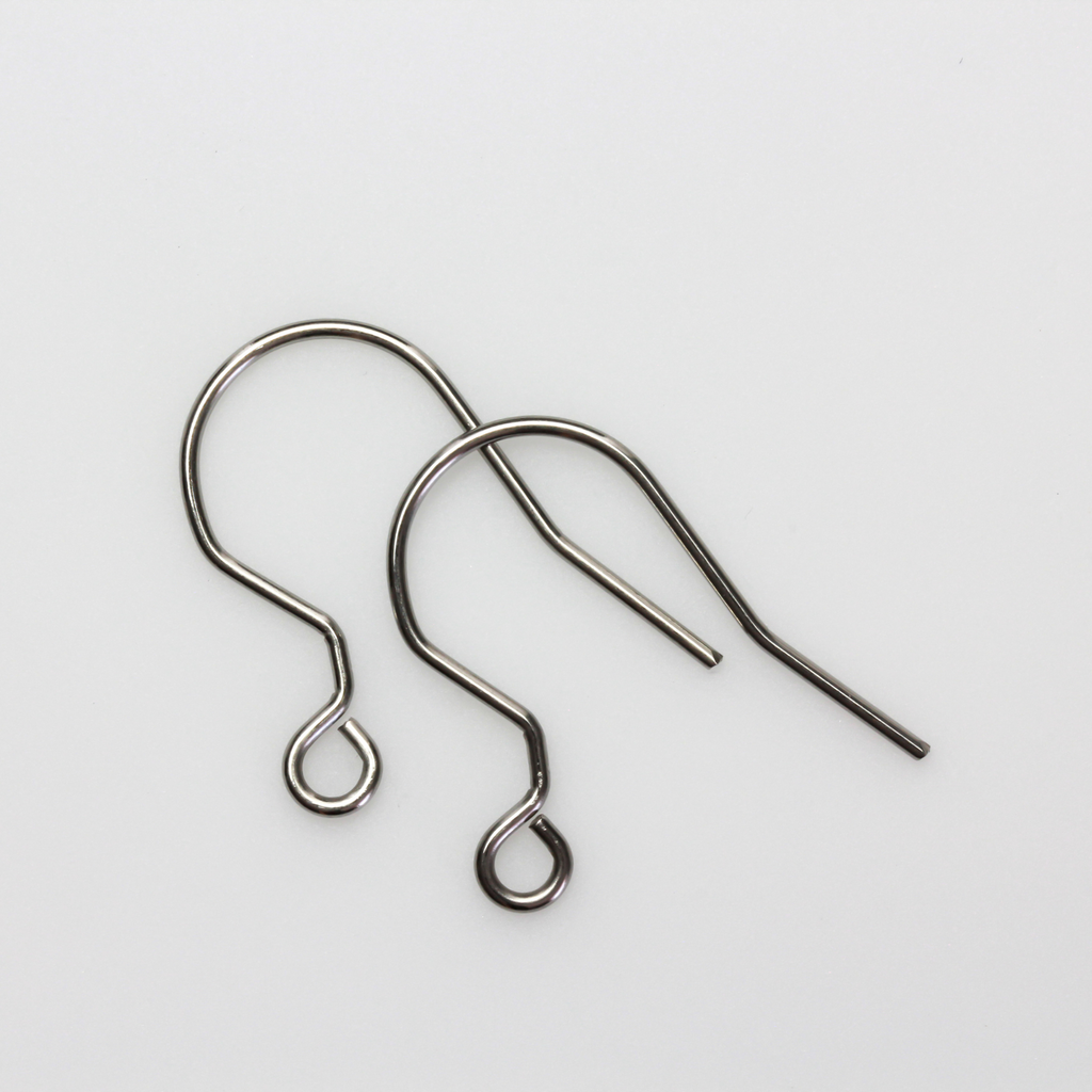 Stainless Steel Earring Hooks with Horizontal Loop - 22 gauge, 30 piec –  Small Devotions
