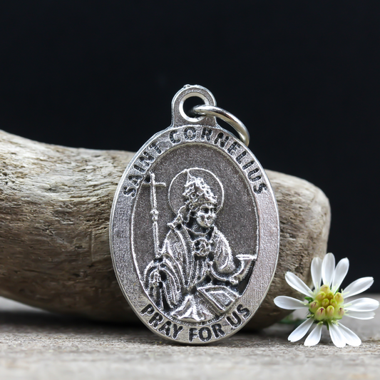 dual saint medal of St Cornelius and St Cyprian