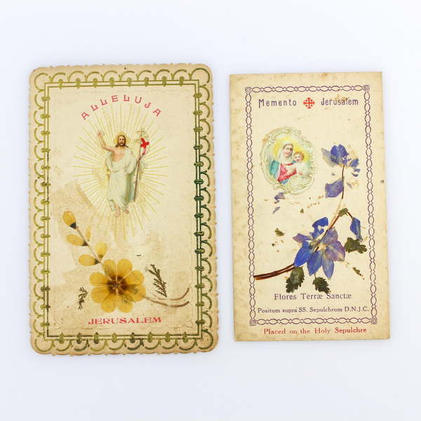 vintage Holy Land souvenir cards