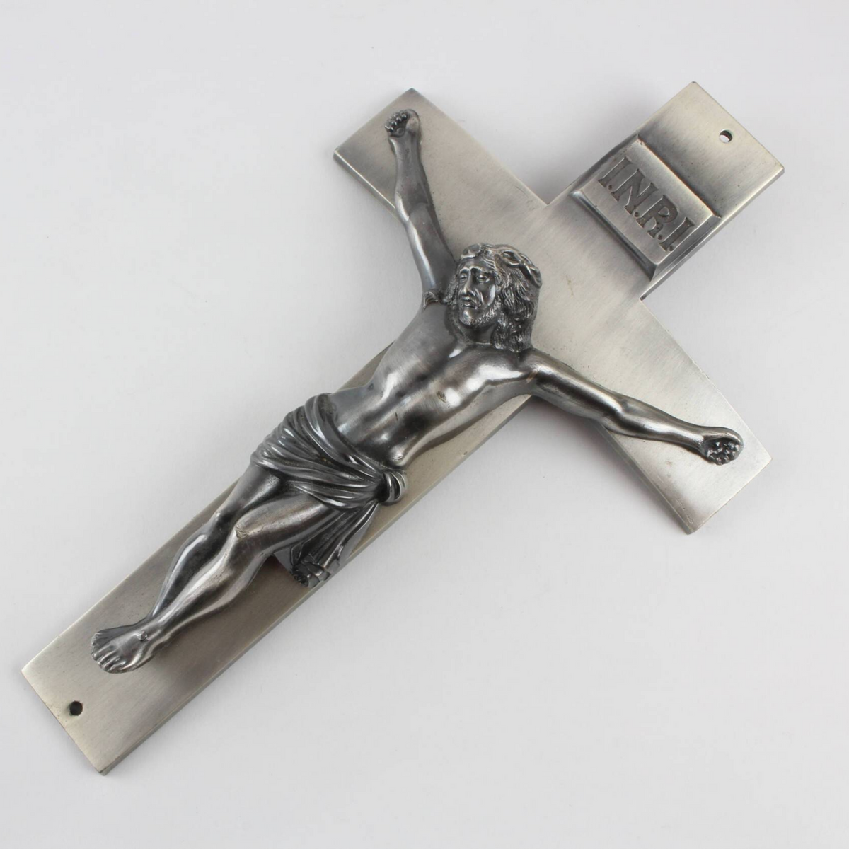 vintage metal coffin crucifix
